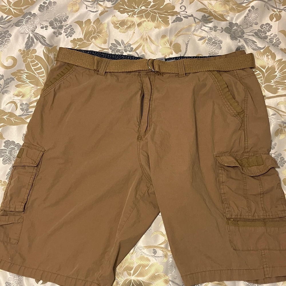 PD&C Tan Cargo Shorts for Men